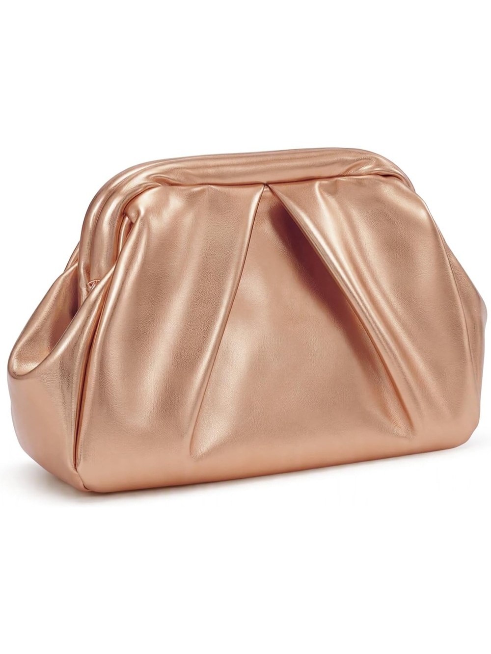 〽️ Women's Champagne Clutch Purse Polyester With Detachable Chain Evening Bag